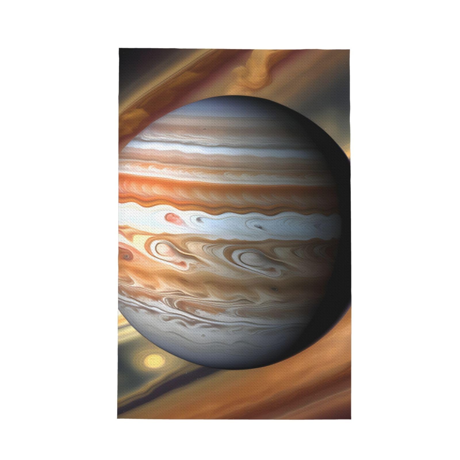 SXZVVBN Jupiter Landscape Super Absorbent Microfibre Waffle Towels Fast Drying Dish Cloths Home Cafe Barista