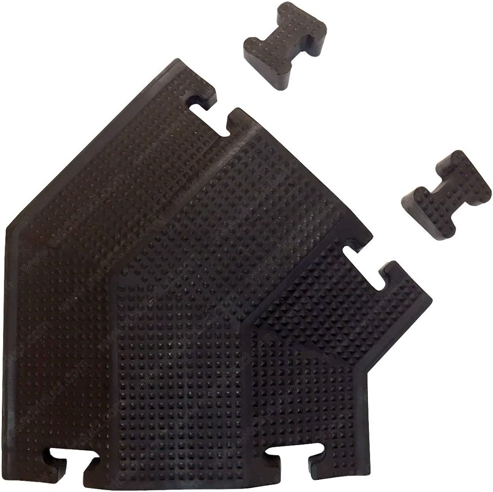 45° Turn for ElectriDuct® Medium Size Cable Cover - Orange