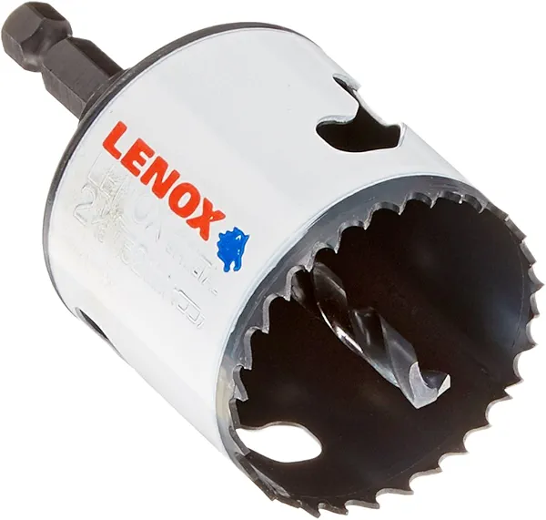 Lenox Tools - 1772780 Bi-Metal Speed Slot Arbored Hole Saw with T3 Technology, 2-1/16"