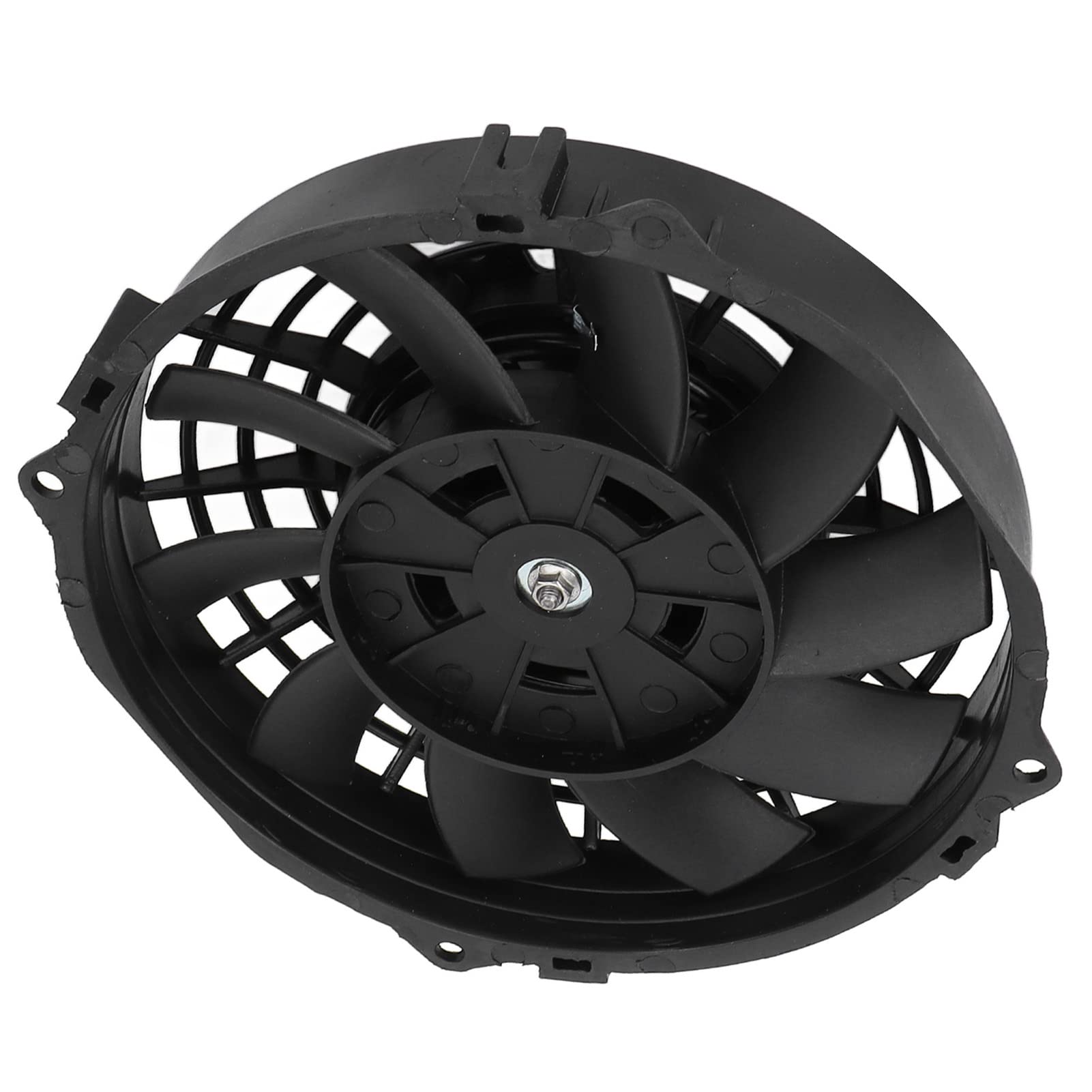 Bediffer Ventola di Raffreddamento per Radiatore Elettrica Universale con Design Sottile e Prestazioni Eccellenti per Auto, Ventola per Radiatore DC 12V Push Pull 10 Pale 7 Pollici Nero