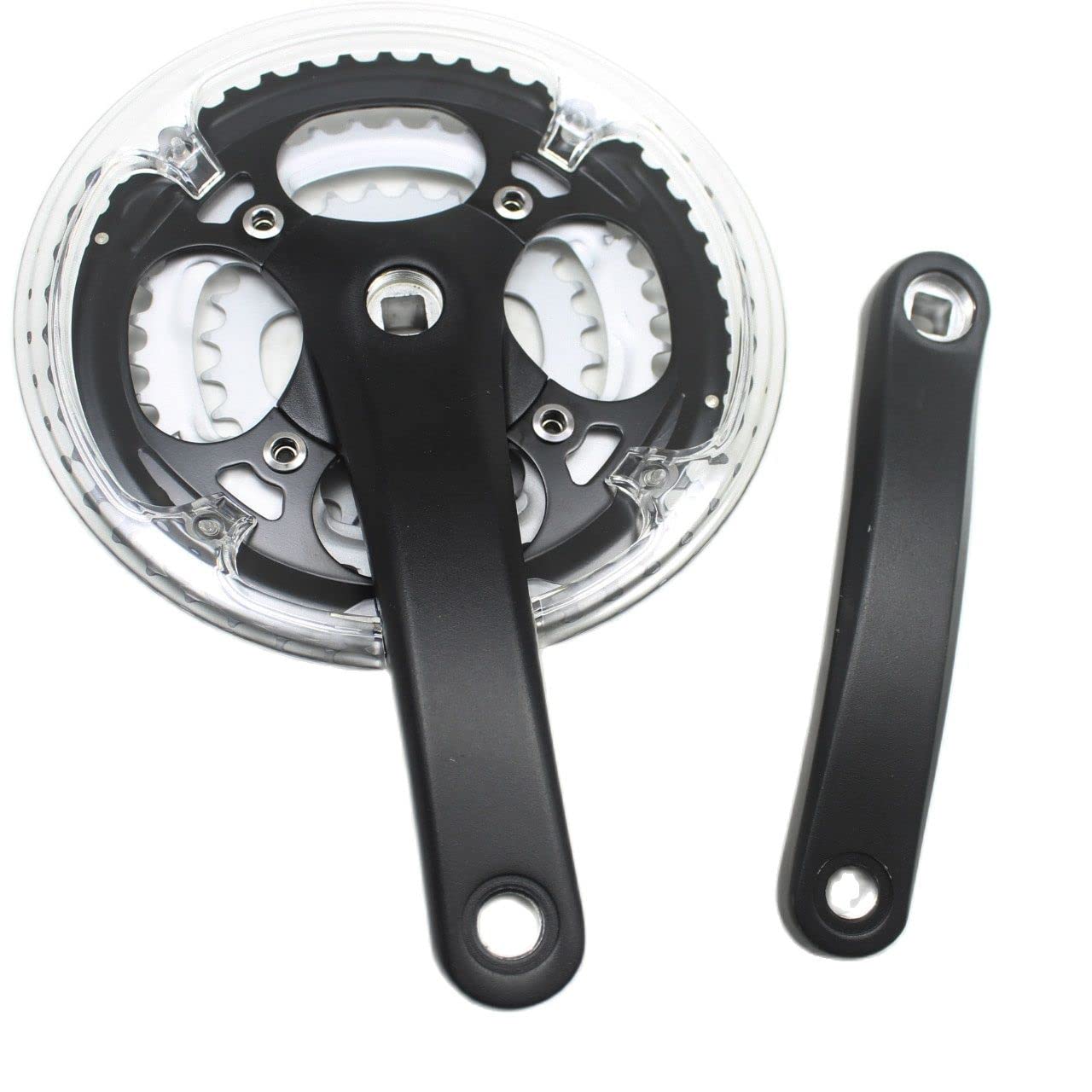 SHUNMIN Guarnitura MTB MTB. Set a manovella Bici 7/8/9 velocità 48-38-2 8t 170mm. Set a manovella Bicycle Set Dentello Dentello Dente Bicycle CrankSet Sprocket Guarnitura