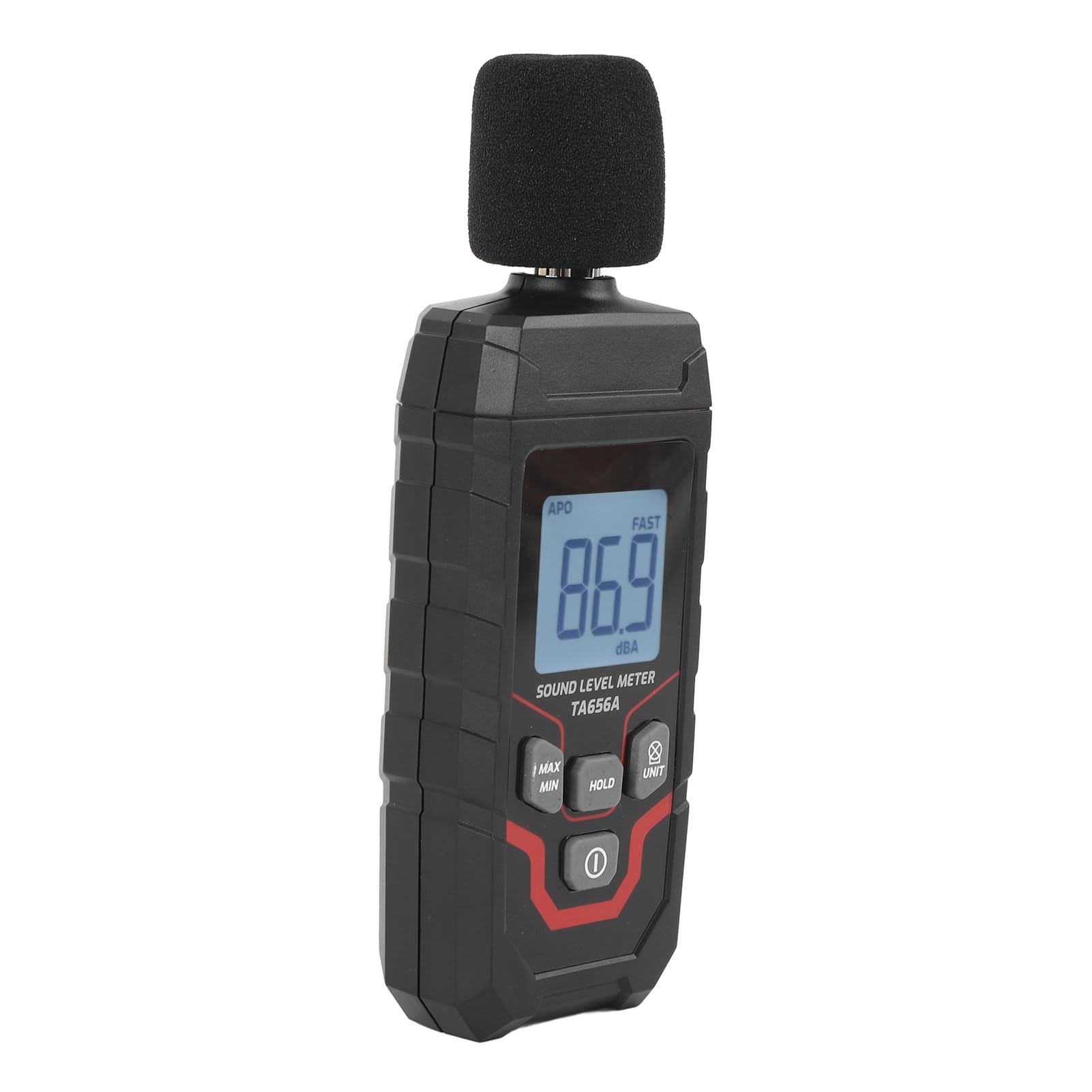 30.0 to 130dBA Range LCD Display Portable Sound Level Meter ±1.5dB Accuracy SPL Meter with Backlit Display, Digital Decibel Meter, 1/2Inch Capacitive Microphone, for Classroom Home