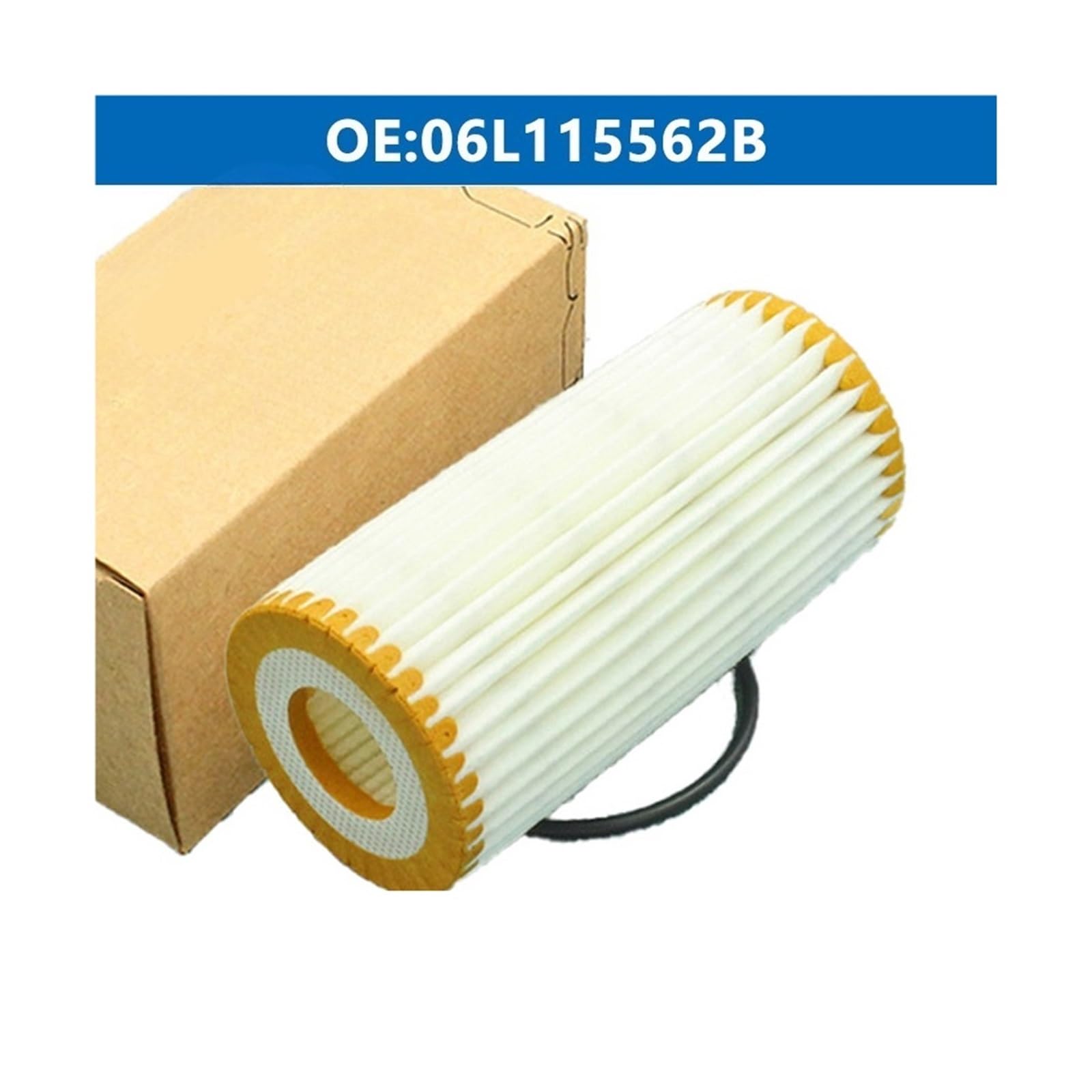 filtro de aceite del motor Apto para VW ARTEON Golf Passat POLO Tiguan Apto para SEAT Apto para SKODA 1/6/10PCS Filtro de aceite de motor de automóvil 06L115562(6 PCS with Pack)