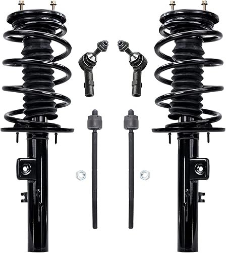 Miniatura 123 de Detroit Axle - Kit de puntales delanteros de 6 piezas para Chevrolet Aveo Aveo5 Pontiac G3 Wave, barra estabilizadora, varillas de acoplamiento