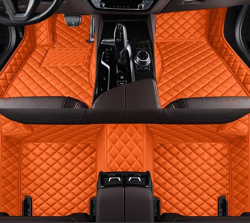 Custom Personalized Floor Mats for Cars，Luxury Full Coverage All Weather Car Floor Mats，Anti-Slip Leather Car Mat Set ，Custom Floor Mats for 99% of