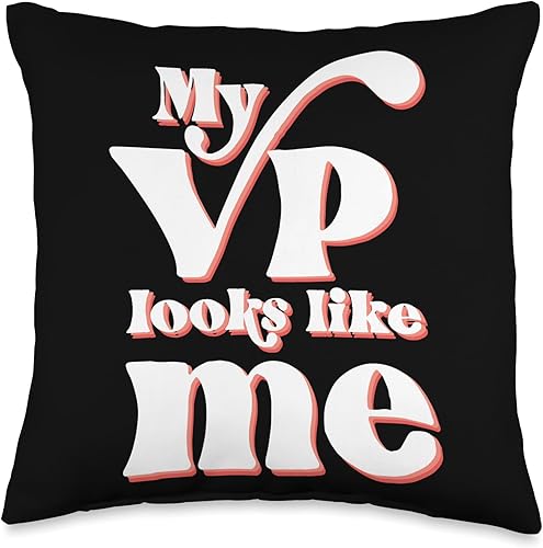 My VP Looks Like Me Kamala Harris represents girls Kamala is My Vice President-Representation Matters - Almohada de 16 x 16 pulgadas, multicolor