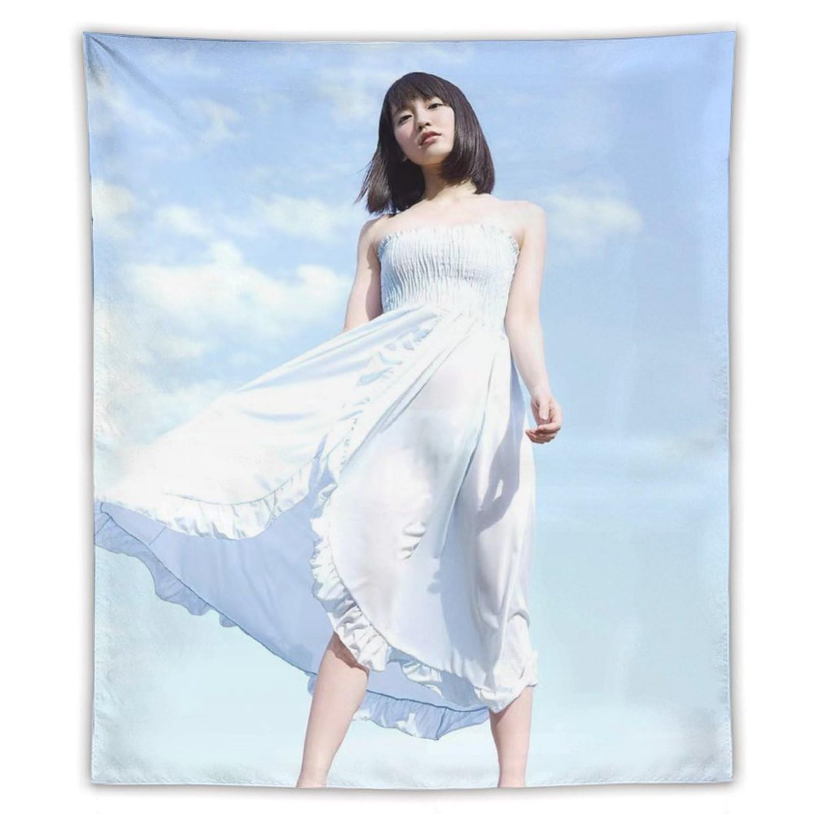 Amazon.co.jp: 吉岡里帆 水着 タペストリー 壁掛け 部屋飾り 多機能