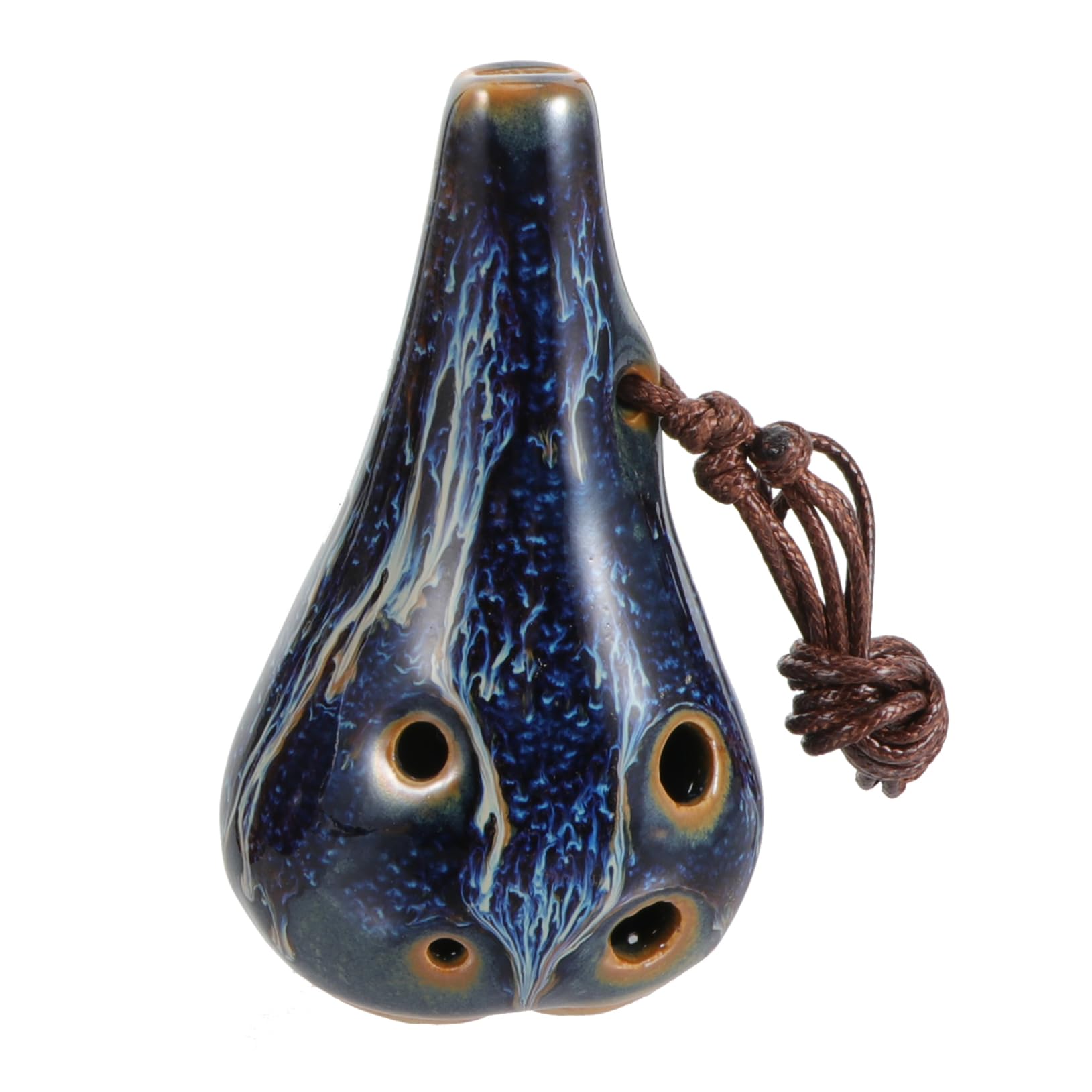 LIFKOME Ocarina for Beginners Portable Wind Instrument for Unique Ceramic Design for Music Practice and Learning