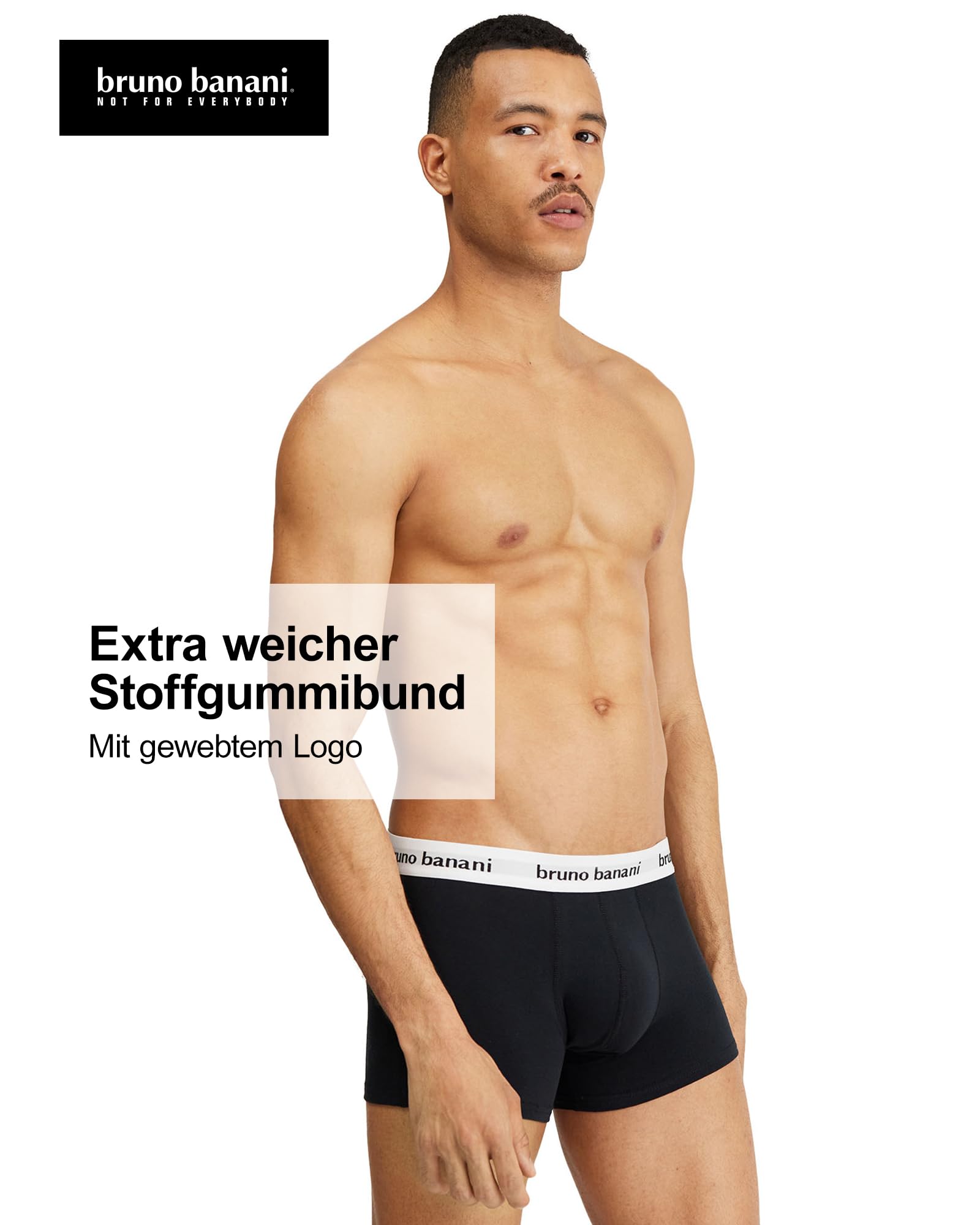 bruno banani Herren Shorts Snazzy- 4er Set - Boxershorts Herren Baumwolle mit Stoffgummibund - atmungsaktiv - ohne Eingriff