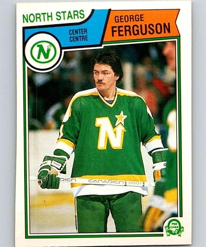 1983-84 O-Pee-Chee OPC Hockey #171 George Ferguson Minnesota North Stars Official NHL Trading Card (Stock Photo shown, Near Mint or better, sharp corners, centering varies)