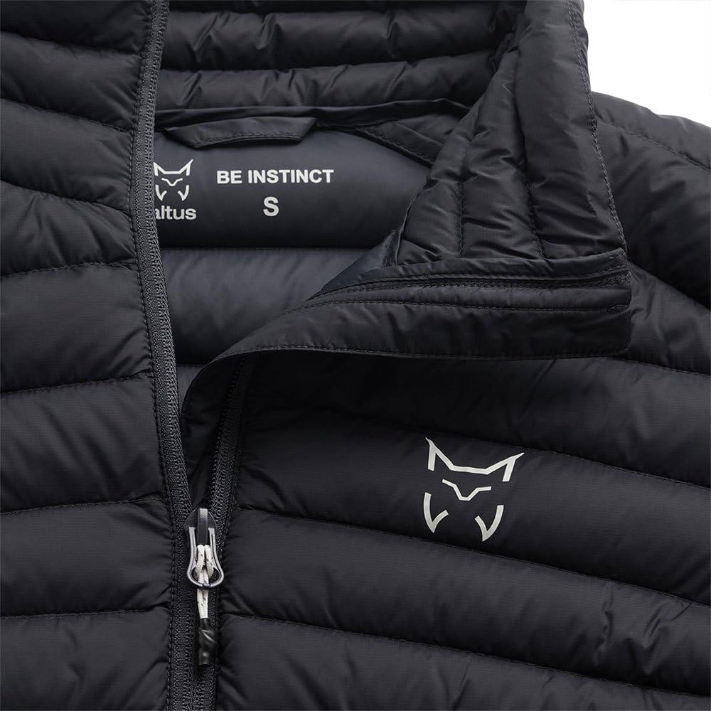 Kurtka Ligera de Pluma RDS aislante Contra el frío y con Corte Slim fit C: Antracita T: L