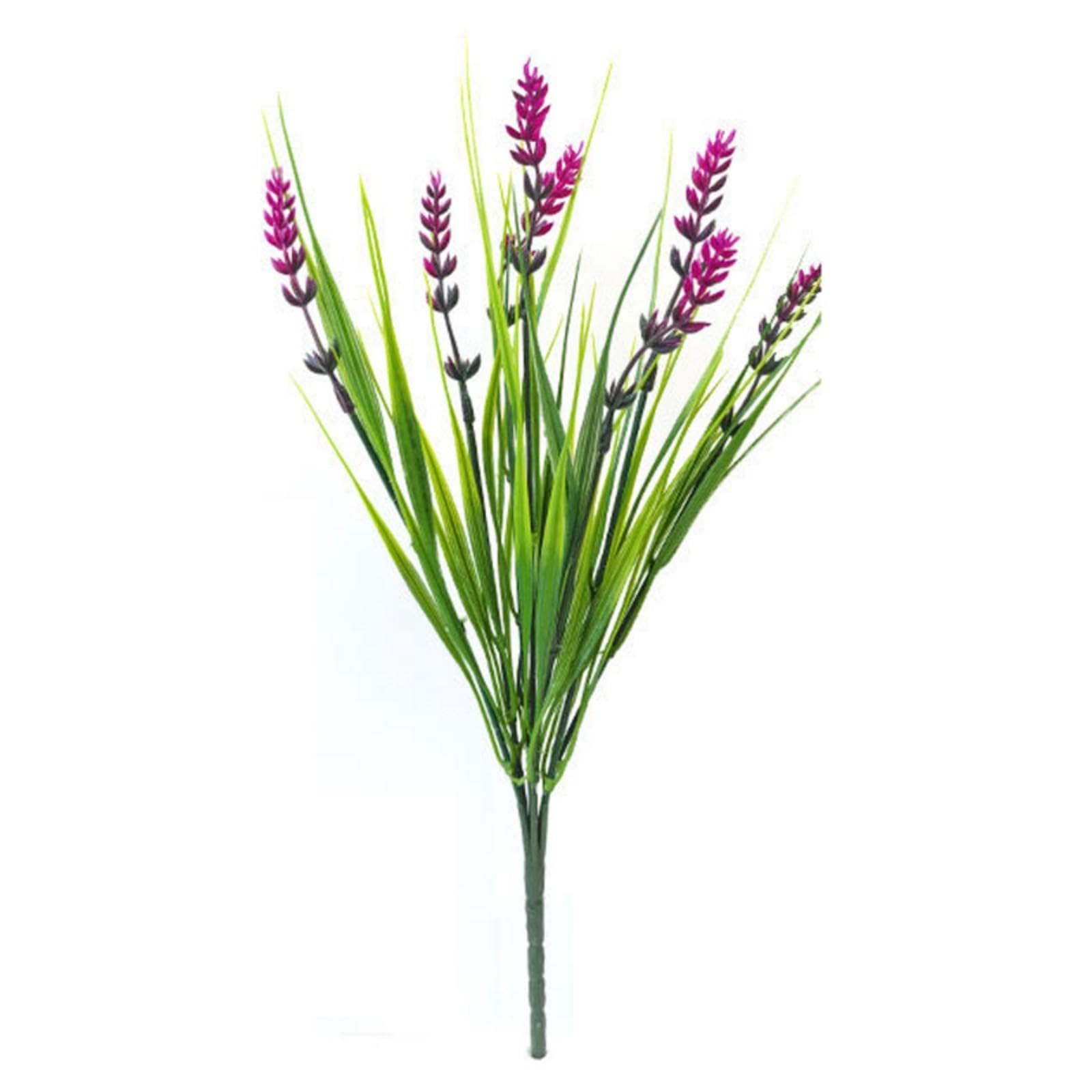 Bottone Realistic Lavenders Plant 35Cm Tall with 7 Stems Offices Realistic Branches Perfect for Table Centerpieces Decors Offices Branches