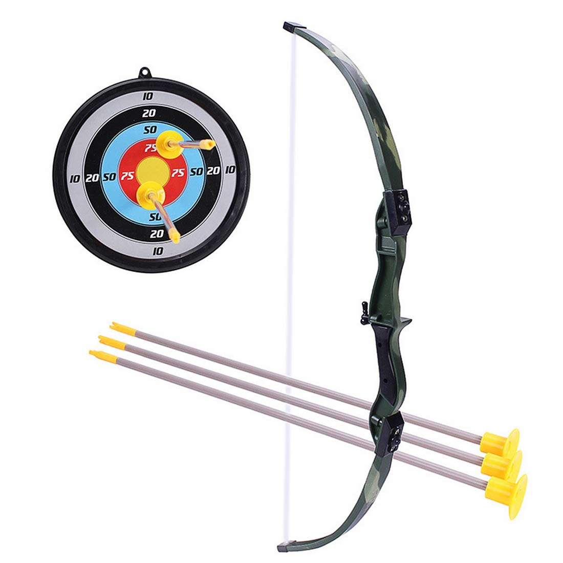 FADF Kids Toy Archery Sets, Bow& Arrow Set, Target Arrow with Suction Cups, Outdoor Arrow Toys for Kids
