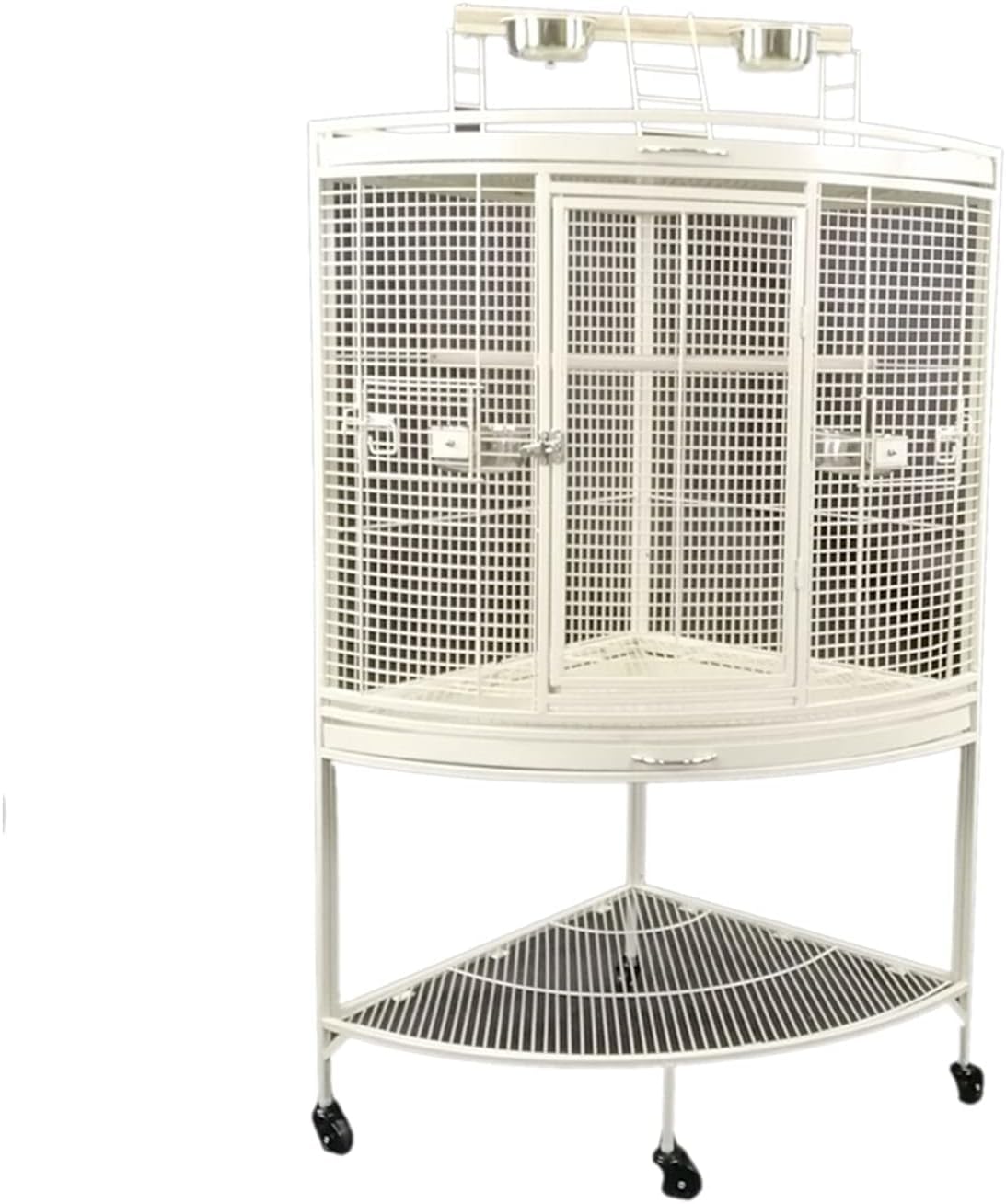 Jaula para pájaros, jaula para loros, jaula para periquitos, jaula para pájaros con soporte, jaula de metal, jaula de cacatúa, jaula de viaje para todo tipo de loros y otros pájaros pequeños