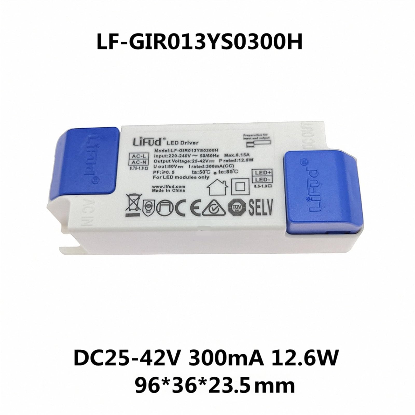 1 UDS-5 uds Controlador LED de Alto PF LF-GIR013YS250H 300H 350H 25-38-42V Corriente Constante 250mA 300mA 350mA iluminación | LF-GIR013YS0350H,2pcs