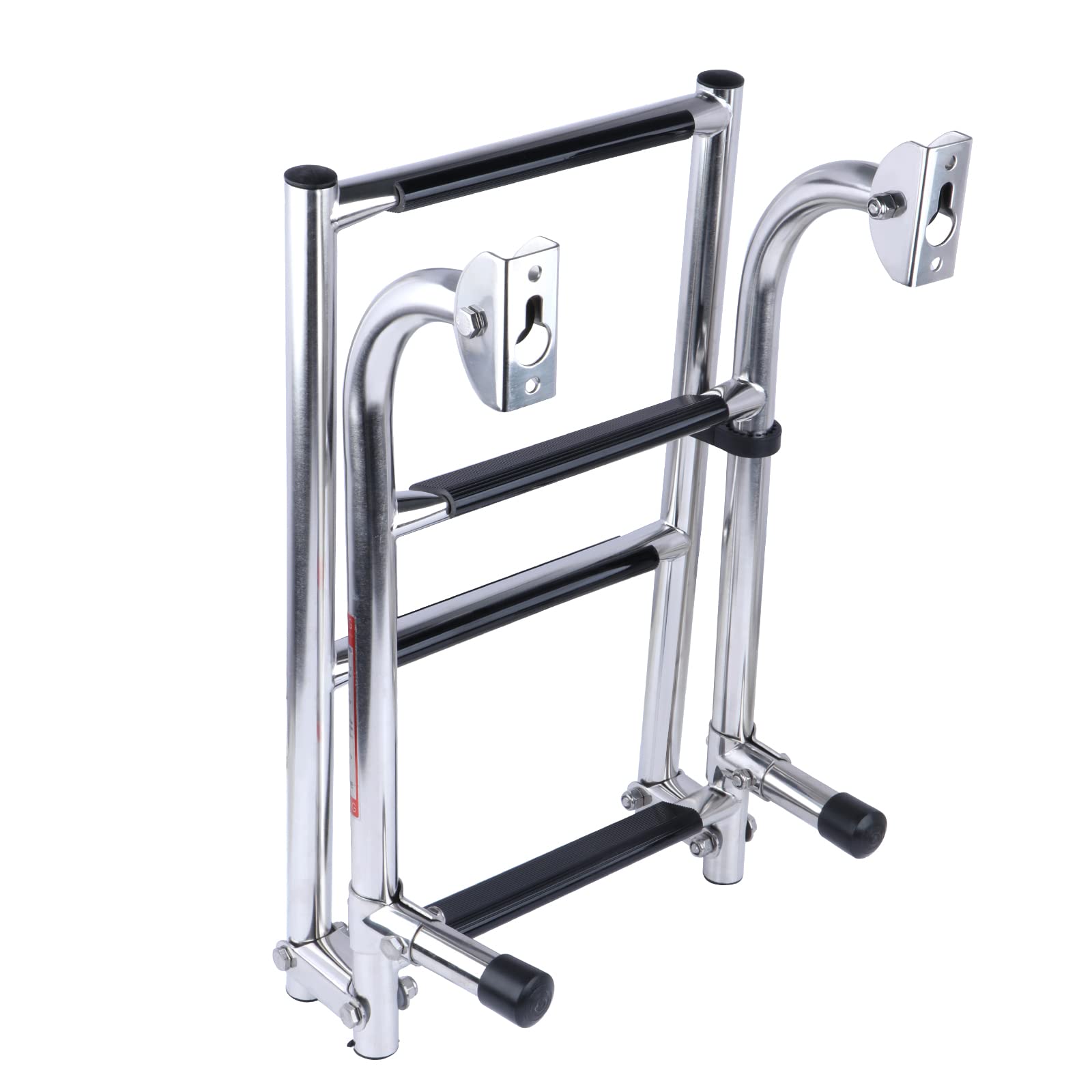 Echelle Bateau 4-Step Folding Stainless Steel Boat Ladder – Pontoon ...