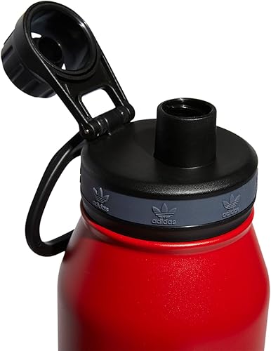 Miniatura 5 de adidas Originals Botella de agua de metal de 1 litro (32 onzas), calientefría, de doble pared, aislada, acero inoxidable 188