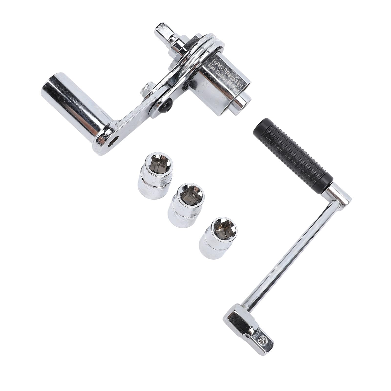 Generic Klucz Wzmacniacza Skrętu Chromowo-wanadowy środek do Usuwania Nakrętek 1 16 Przełożenie 680 Nm z Gniazdami 17 Mm 19 Mm 21 do Usuwania Nakrętek Opon Samochodowych i Wymiany Opon
