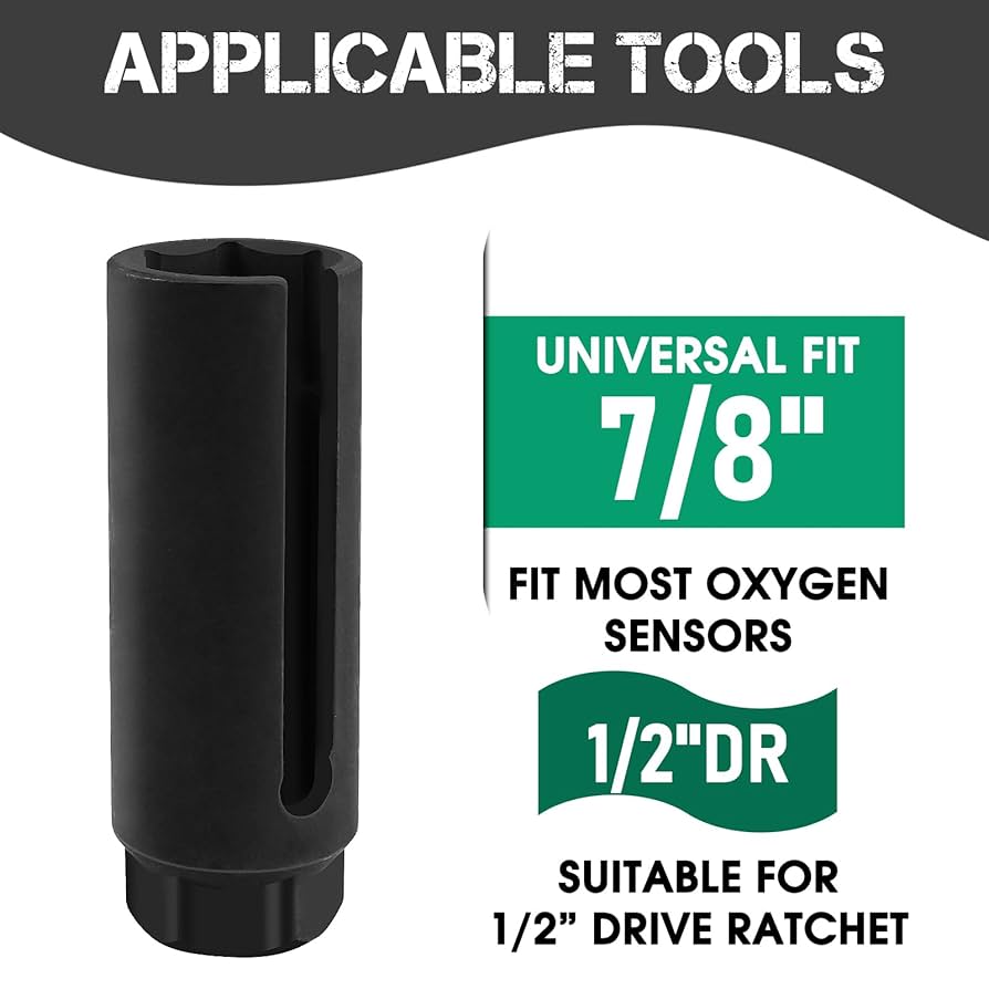なお　7点 Amazon.com: Oxygen Sensor Socket 22mm 7/8 in, 1/2 in Drive