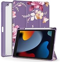 Vista 16 de OKP Funda para iPad de 9ª/8ª/7ª Generación (2021/2020/2019), Fundas para iPad de 10.2 pulgadas con Soporte Tríptico, Funda Delgada para iPad