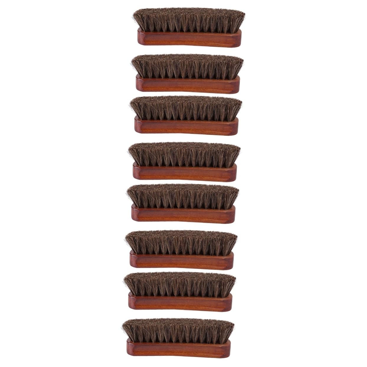 4 Set Crine Di Cavallo Spazzola Di Crine Piccola Spazzola Per Scarpe In Legno Spazzole Per La Pulizia Spazzole Di Crine Di Cavallo 2 pezzi * 4