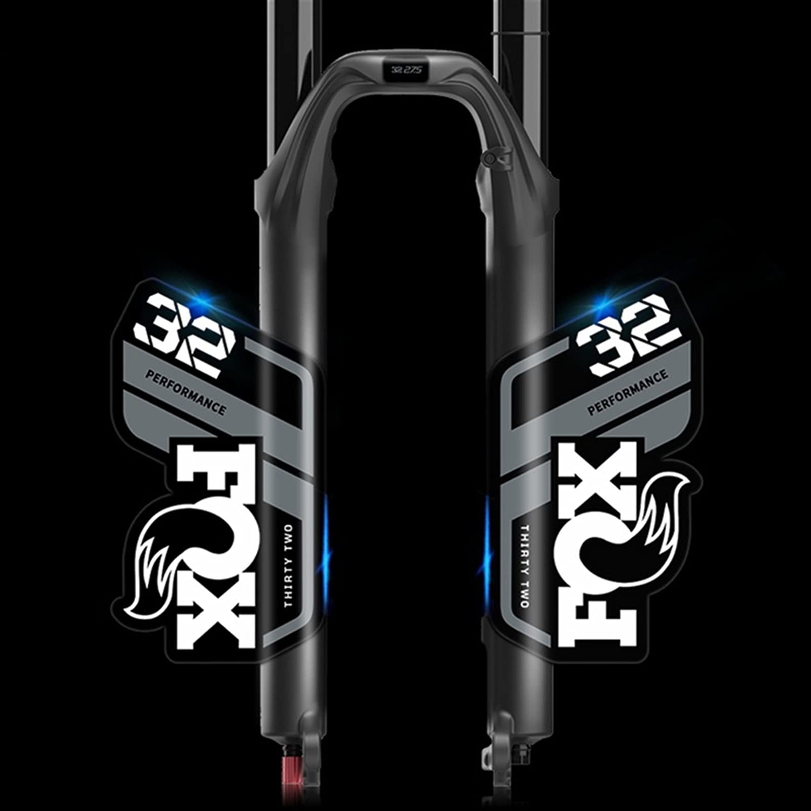 Fahrrad Gabel Aufkleber F-o-x49 - Wasserdichte Deko Für Mountainbikes