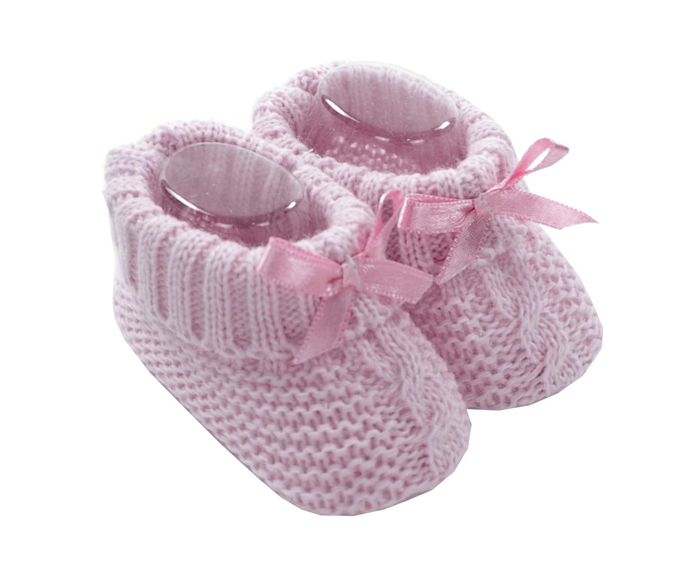 Große Windeltorte mit Babybooties rosa | Geschenk zur Geburt, Babyparty und Babyshower / 3-stöckig
