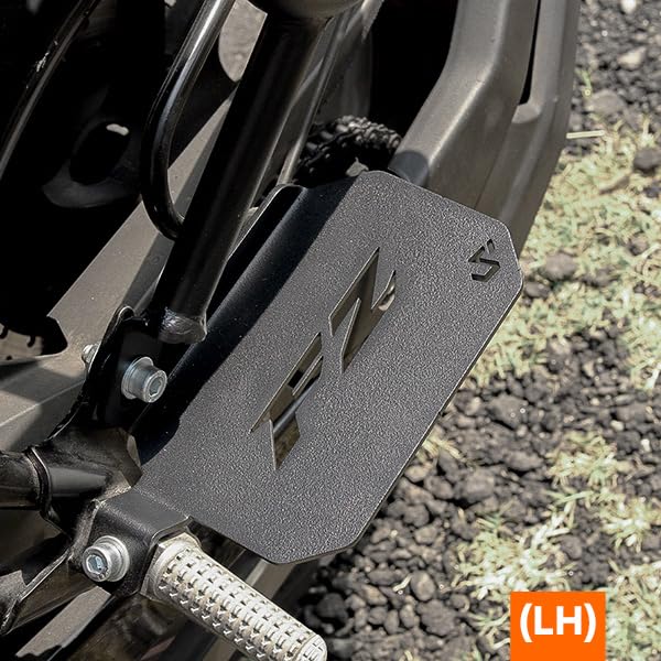 Image of Rear Pillion Footrest | Ladies Footrest Compatible for Yamaha FZ-X & FZ-X Hybrid (Black) (Set of 1)