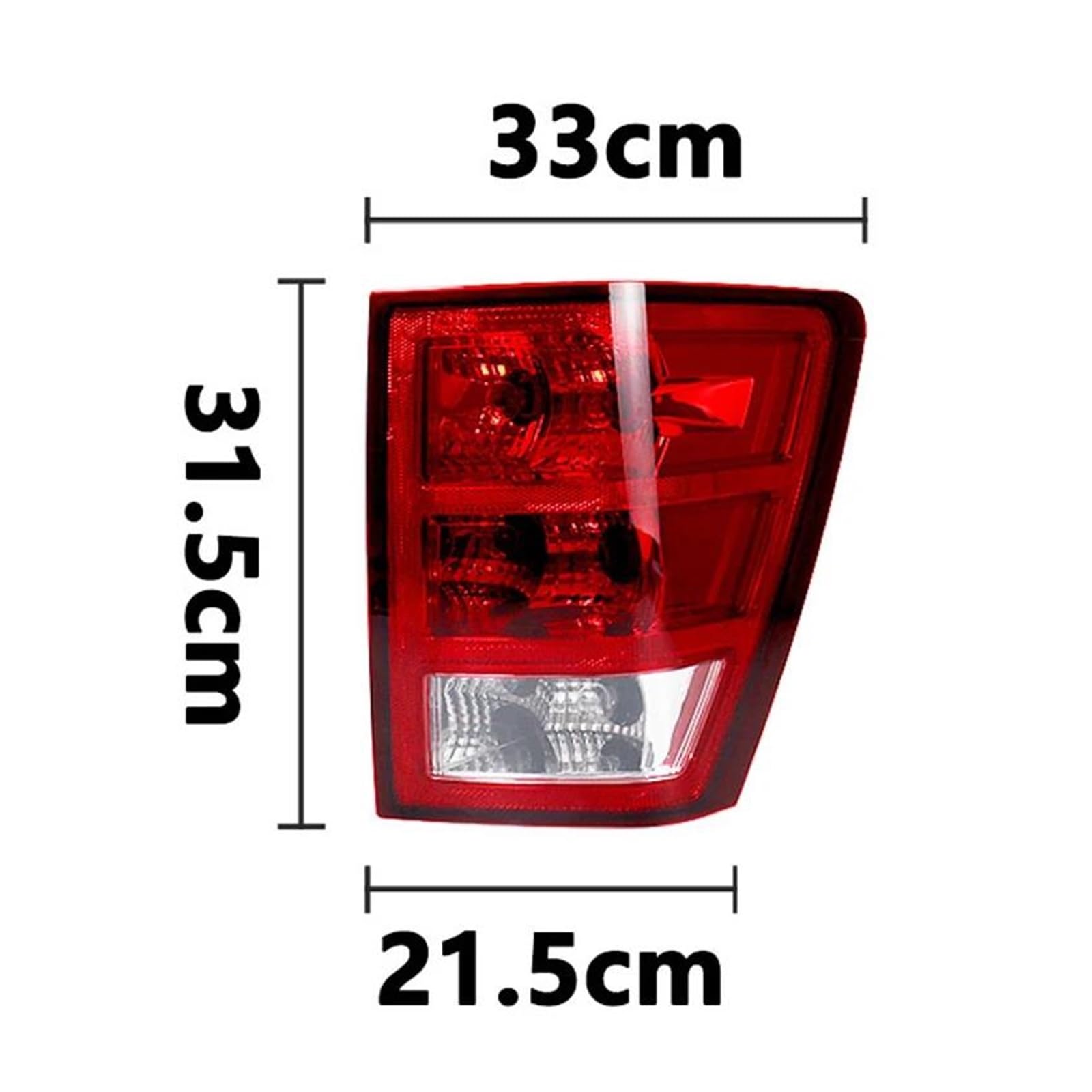 Luces Traseras Led Para Jeep Para Grand Para Cherokee WH WK 2005-2010 Parachoques Trasero Luz Trasera Montaje Lámpara Freno Intermitentes(bien)