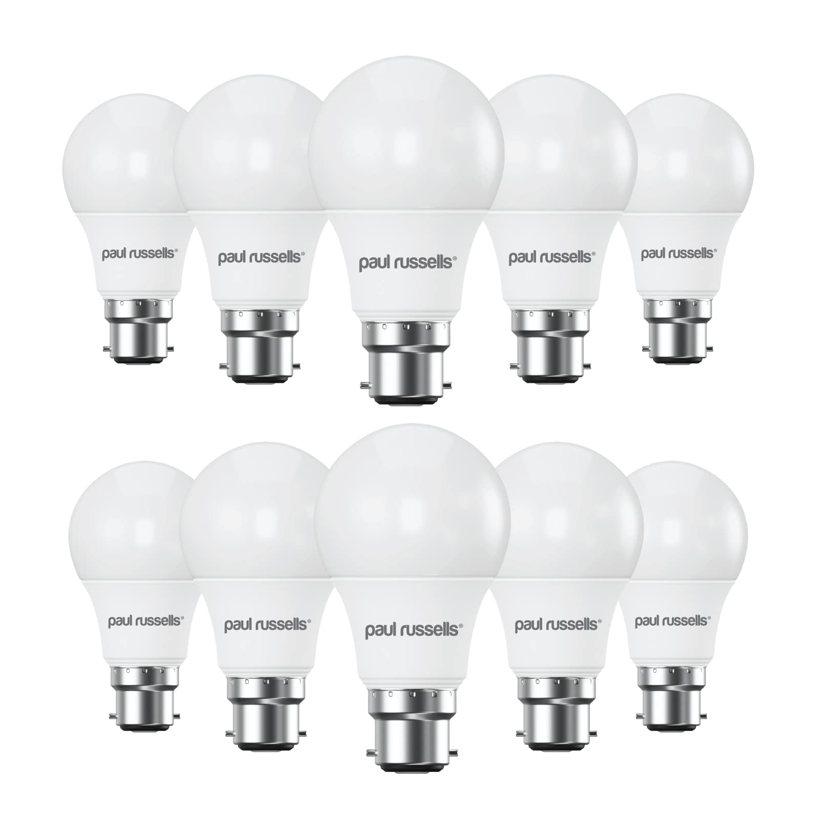 paul russells LED GLS, Dimmable Bayonet Light Bulbs, 8.5W 806Lumens B22 A60 LED Bulbs, 60w Equivalent