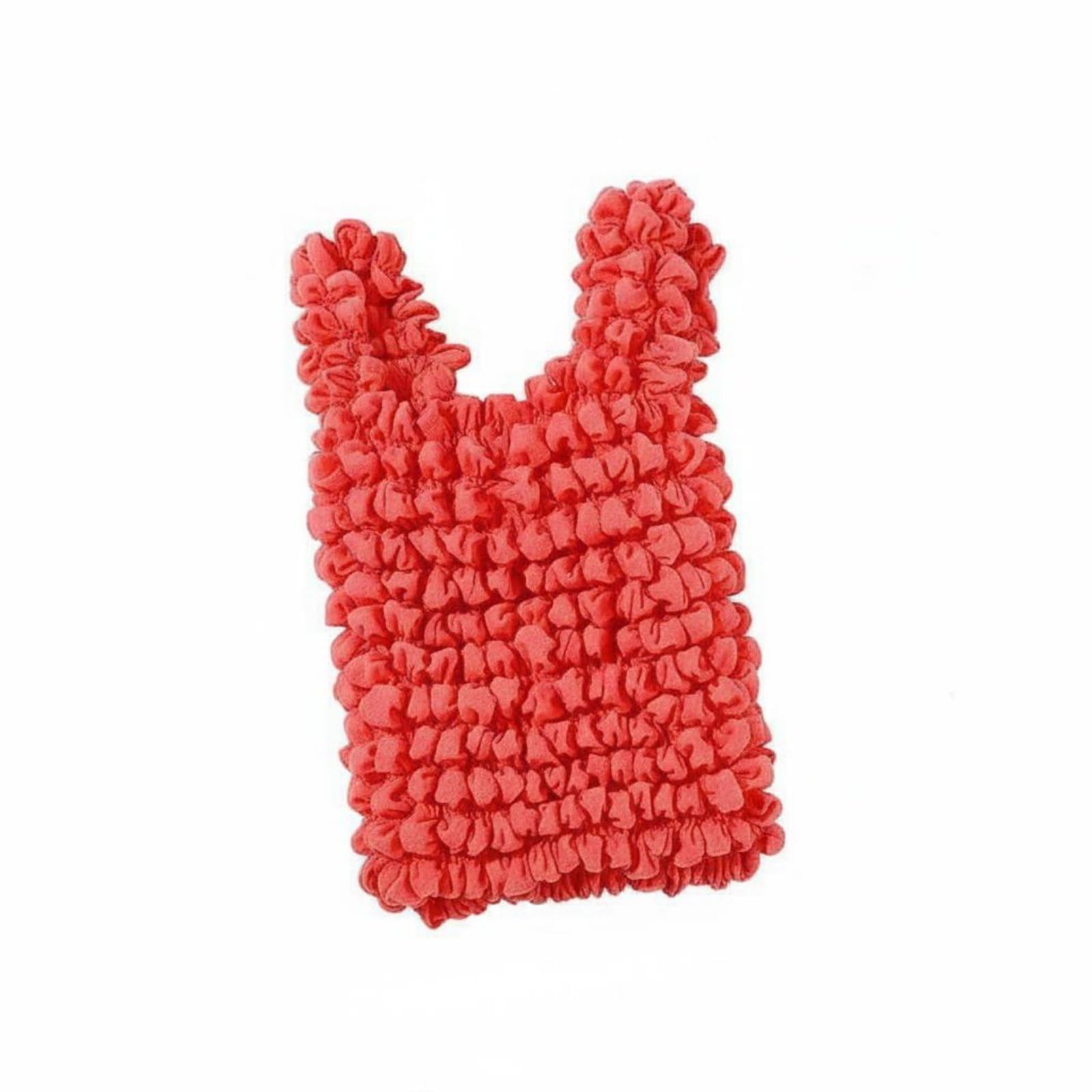 Sharplace Bolsa de Compras Plegable Bolso Tote Reutilizable Plegable con Diseño Plisado Elástico Alta Capacidad Hasta 7 Kg Compacto Bolsillo Adecuada para