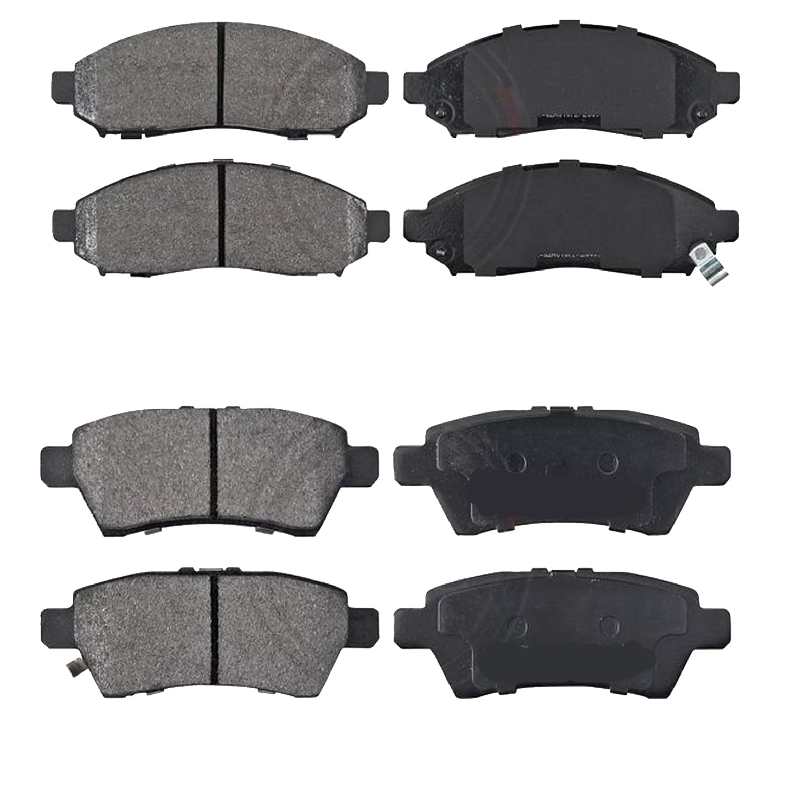 KIT PASTIGLIE FRENO ANTERIORI E POSTERIORI compatibile con NISSAN X-TRAIL T31) | PASTIGLIE FRENANTI AUTO OEM P 79 028,P 56 046 | SOSTITUZIONE DIRETTA | BASSA POLVERE | SILENZIOSO