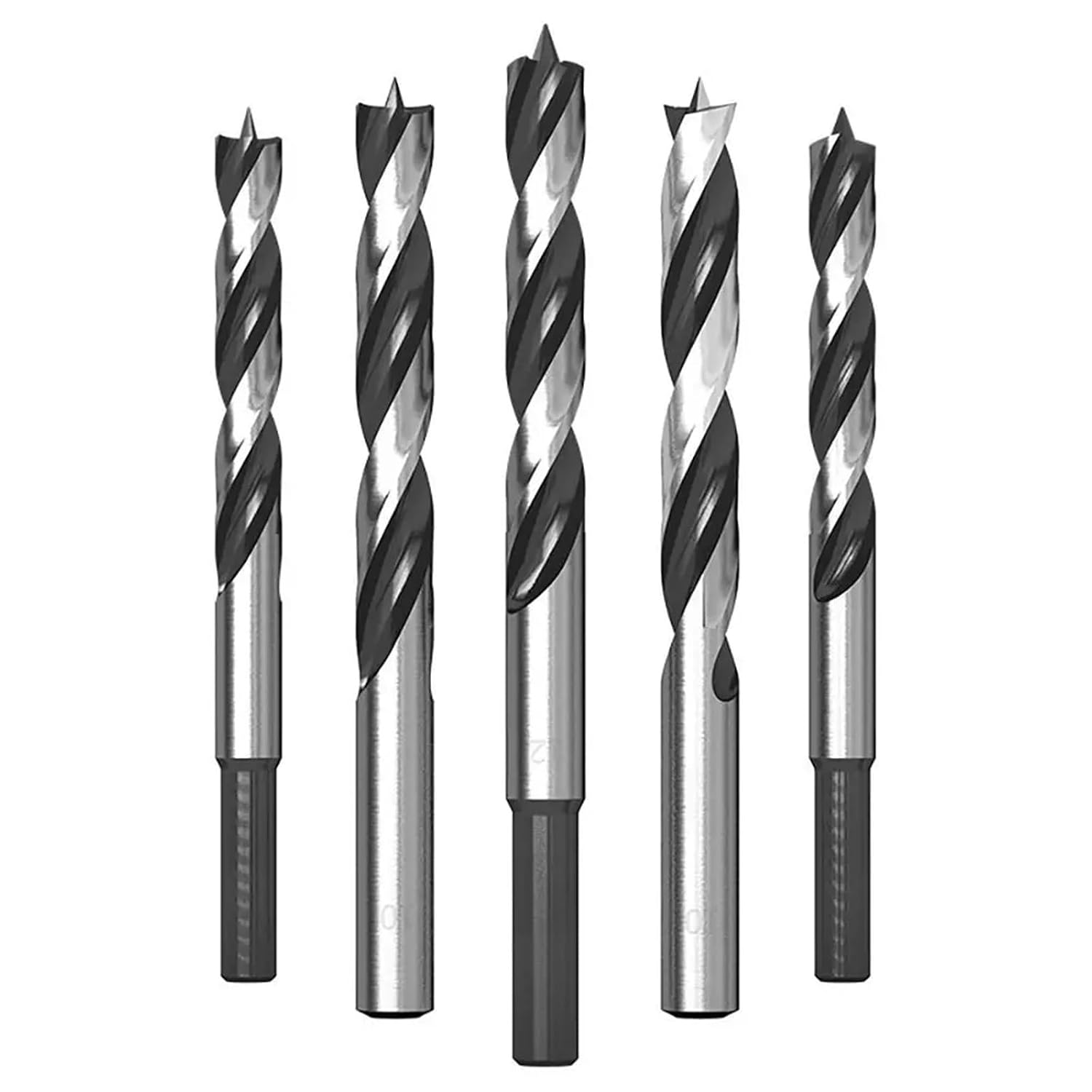 3-12mm Three-Point Woodworking Drill Hole Opener Twist Drill Bit Practical Wood Milling Cutter Multifunctional Drilling Tools 1Pcs(5mm)