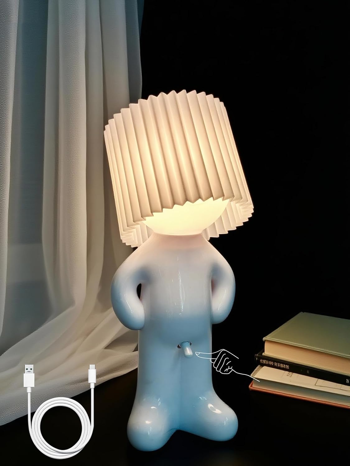BBGISHO OMG that Wiener Switch! White Elephant Gifts for Adults,Dimmable Night Lamp,Gag Gifts for Him Her, Birthday Gifts for Women Men Wife Husband (White)