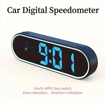 Car Speedometer Head Up Display With Large Easy To Read Font, Accurate KMH for MPH Meter For Day And Night Use(USB car for CHARGER)