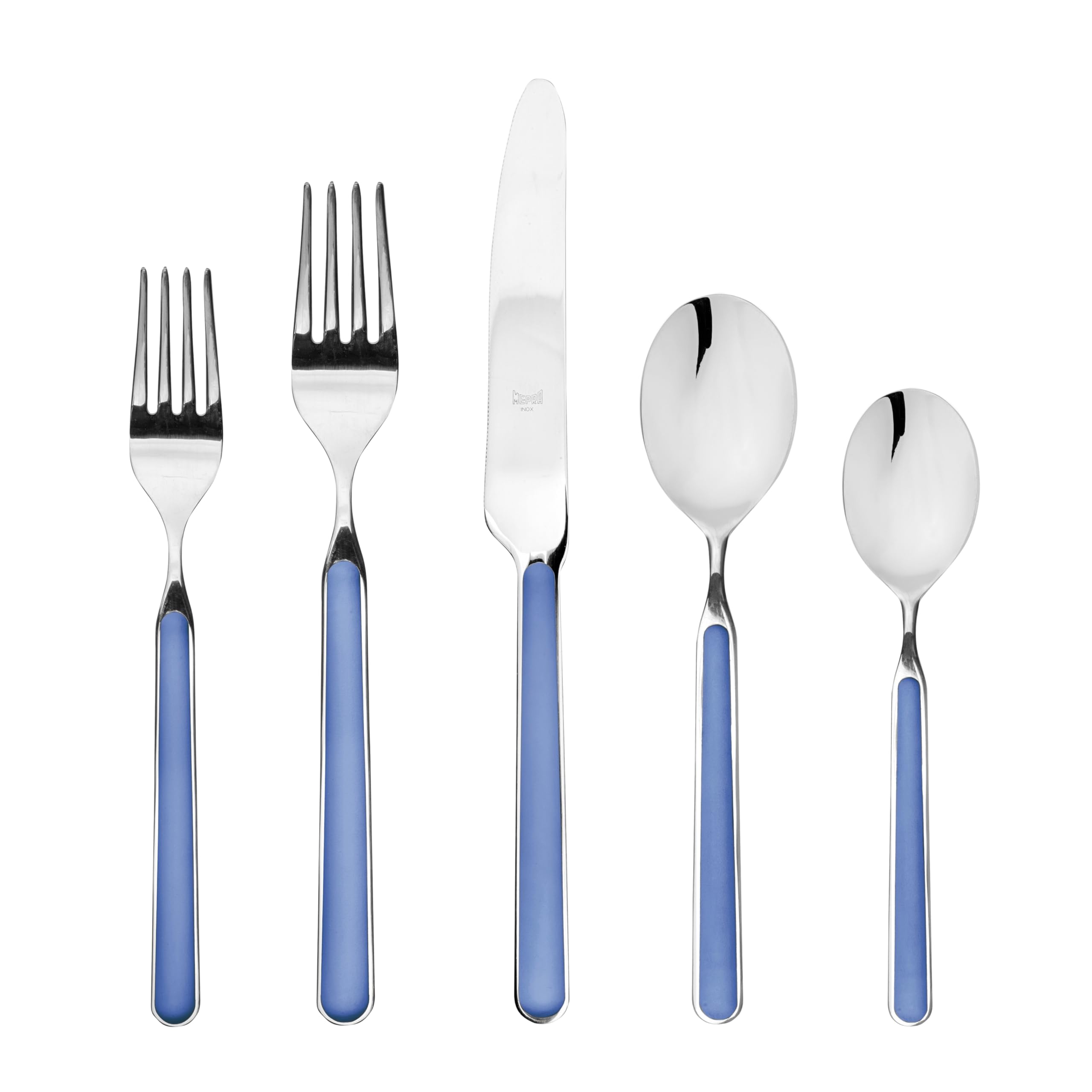 MEPRA 10N722005 Fantasia Petroleum 5-Piece Durable 18/10 Stainless Steel European and American Style Flatware Cutlery Set for Fine Dining, Dishwasher Safe - Service for 1 — Amazon image 15