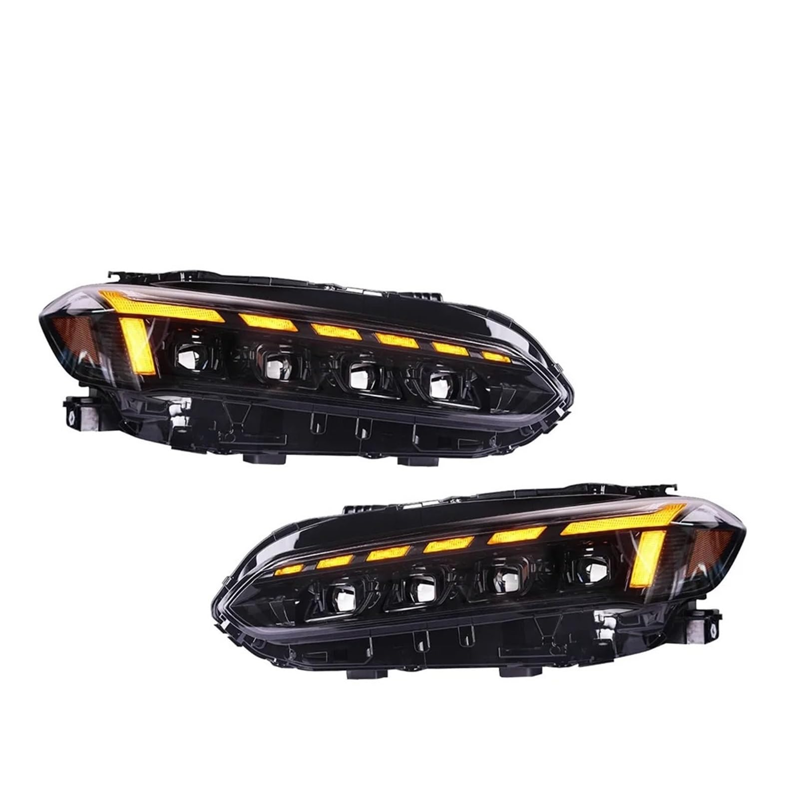 Gruppo Ottico Anteriore per Auto Civic FK7 FK8 FK1 2021-2023 2 Pezzi, Design Auto, Gruppo Ottico Anteriore, Lampada Frontale, Parti di Illuminazione per Tuning Auto, Plug And Play (Guida a Sinistra)