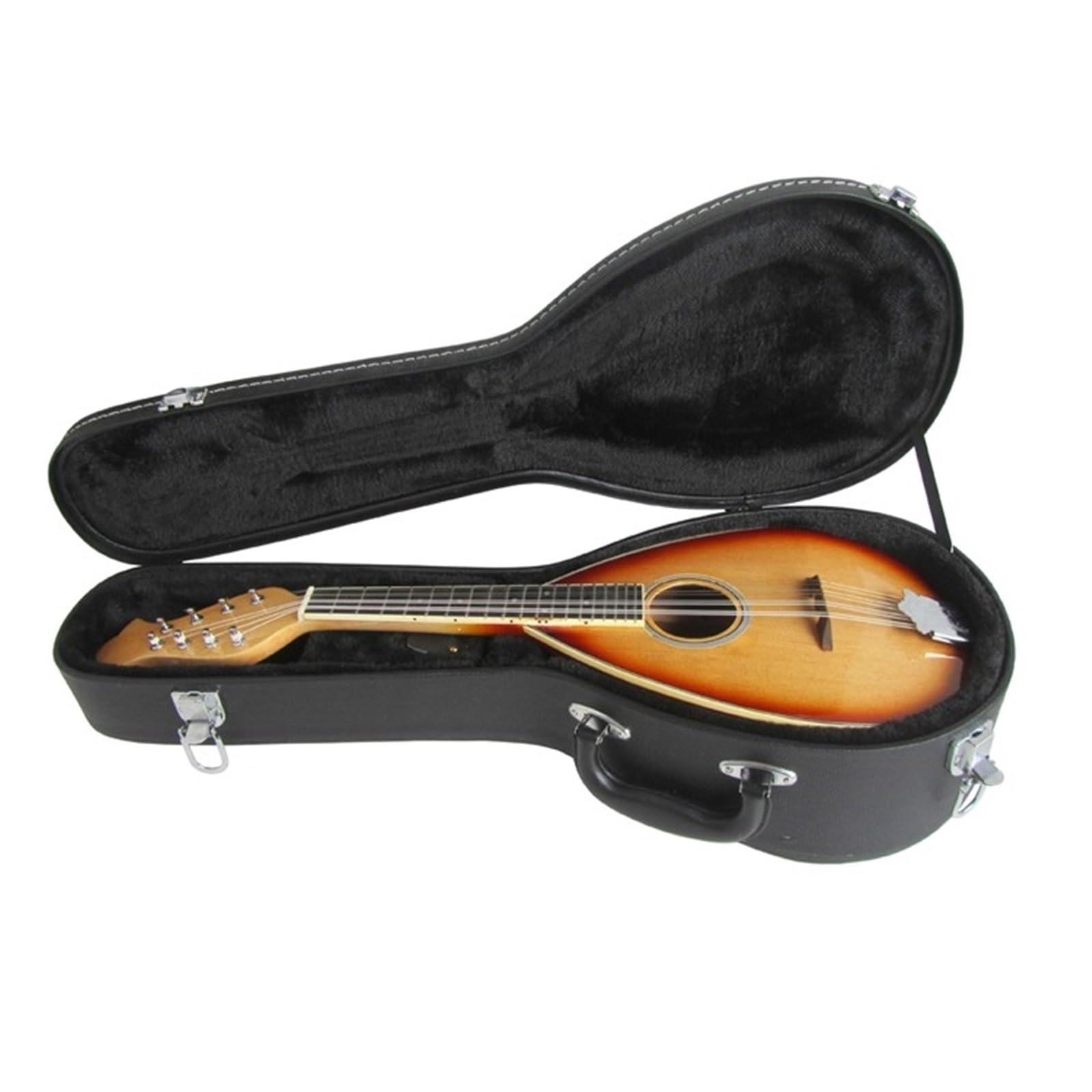 Mandoline Adulte Mandoline Soprano En Forme De Gourde Avec Étui Cuir 8 Cordes Version Débutant
