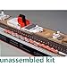 ZEZEFUFU DIY 1:400 Queen Mary II Cruise Liner Ship 3D Paper Boat Model Unassembled Kit