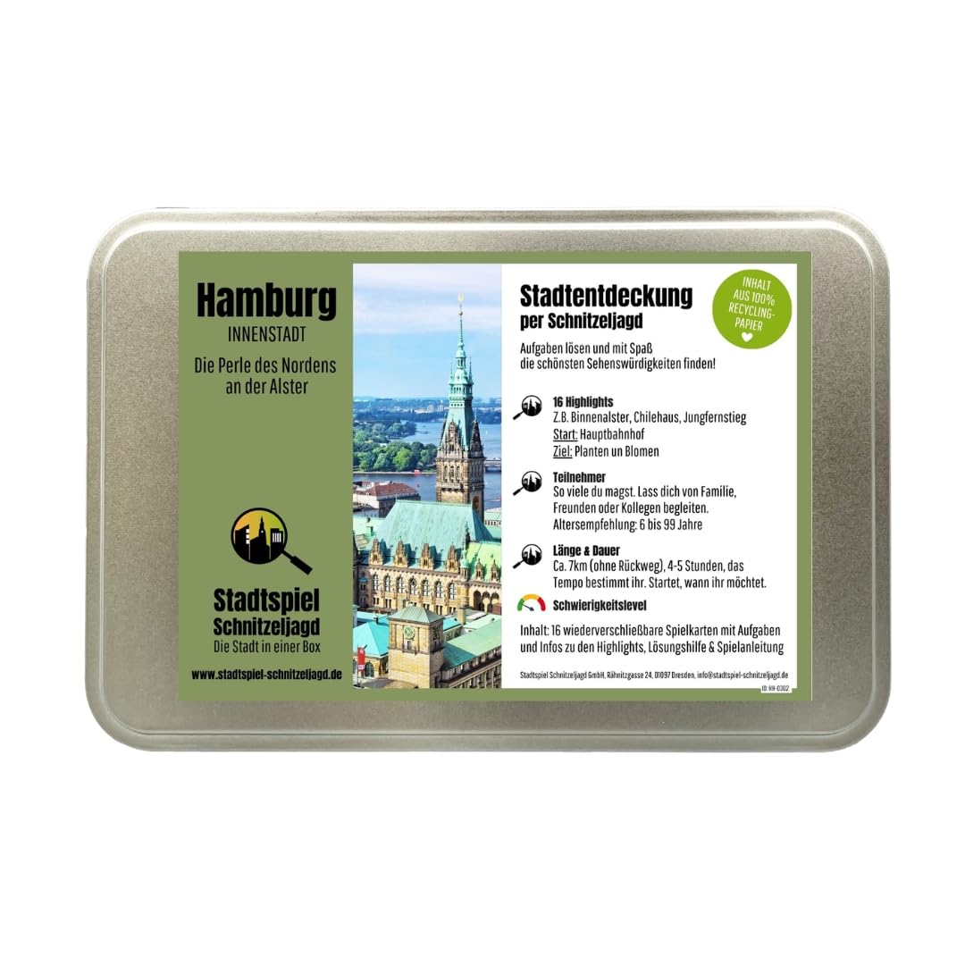 Stadtspiel Schnitzeljagd Hamburg Innenstadt - Entdeckertour