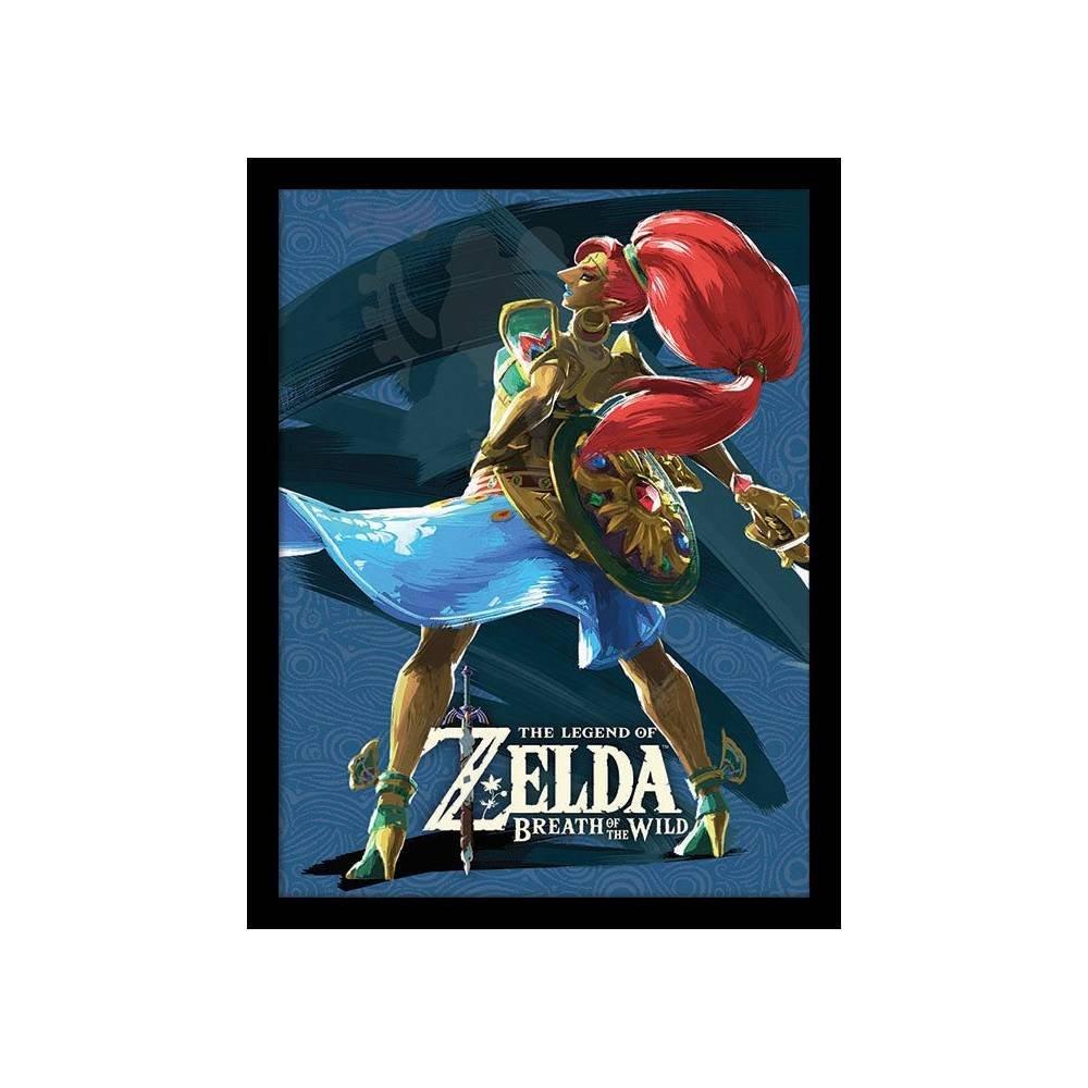 Pyramid International Multi-Colour "The Legend Of Zelda: Breath Of The Wild (Divine Beast Vah Nabori Framed Print Memorabilia, 30 X 40 Cm