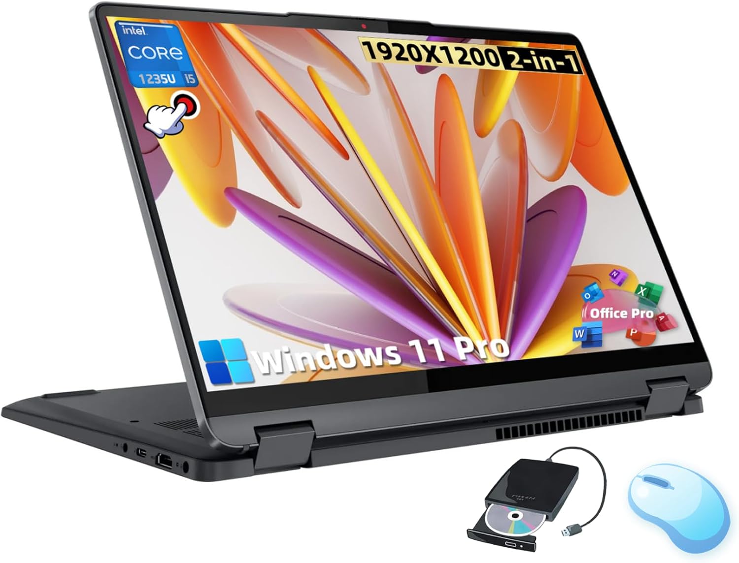 Lenovo Flex 5i 2-in-1 Laptop 14" FHD Touch Intel i5-1235U