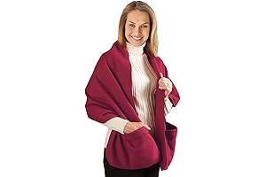 Women's Winter Shawl Wrap with Front Pockets: A Warm Haven for Chilly Days