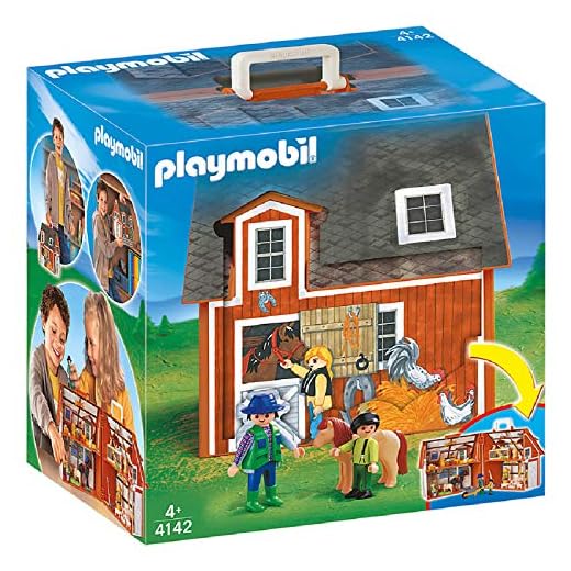 PLAYMOBIL - Granja en Forma de maletín, Set de Juego (4142)