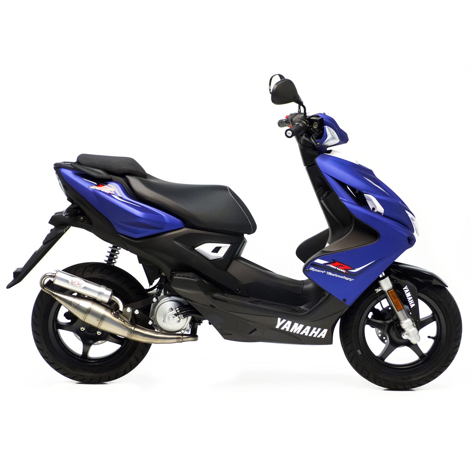 Impianto di scarico LEOVINCE HAND MADE TT per MBK Nitro 50/KAT/jogr AC/YAMAHA AEROX 50/MACHG/APRILIA SR50 Stealth/Racing/Netscaper/WWW/MALAGUTI Firefox F10/F12/F15/Phantom, con marchio di controllo E