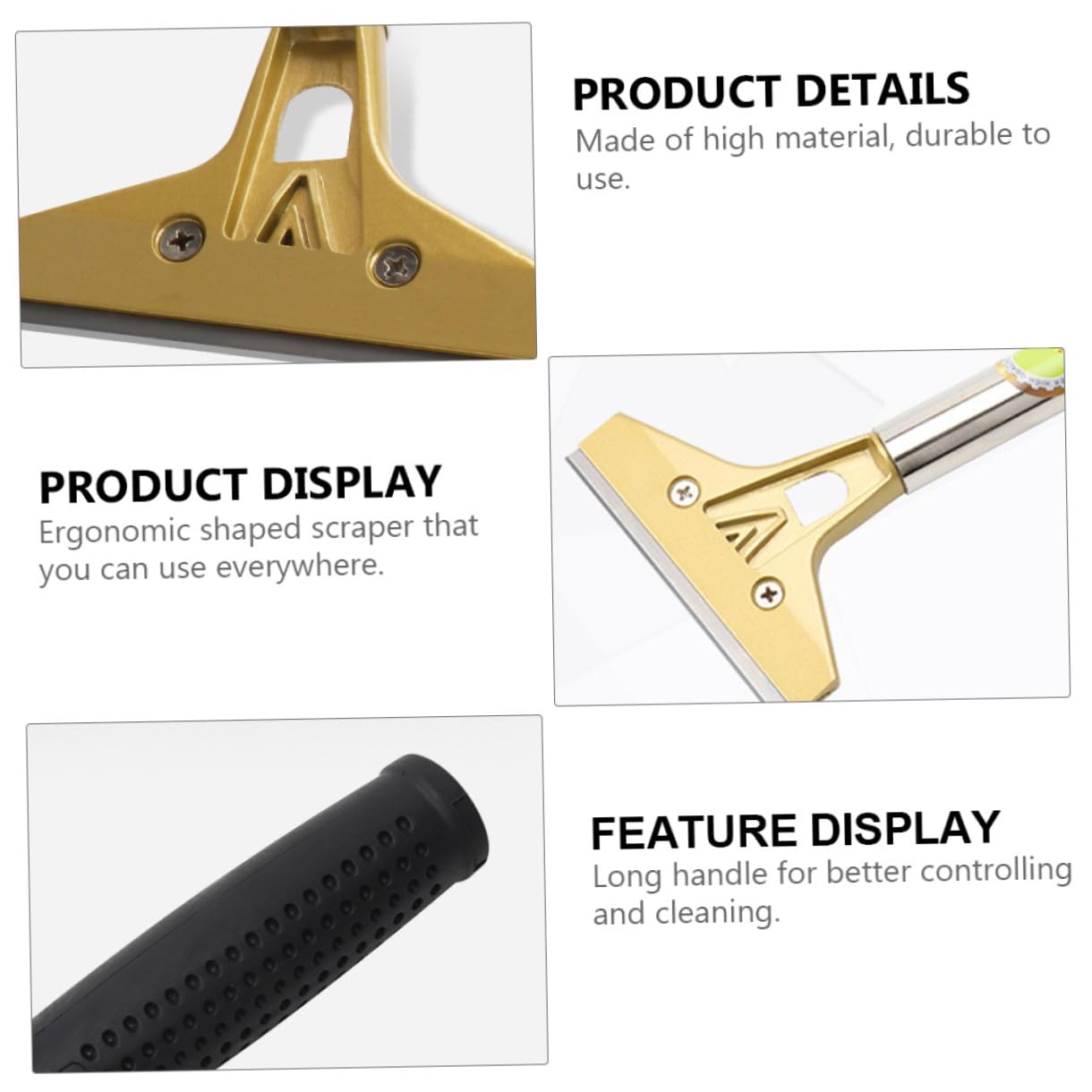 Raspador de Pintura Manual Mango Largo y Diseño Ergonómico