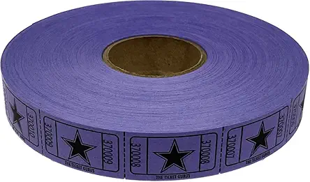 The Ticket Gurus roll of 2000 Purple Star...