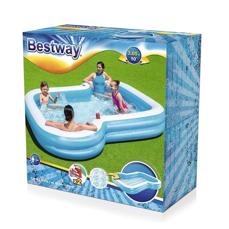 Piscina Inflable 305x274x46 cm. Estampado Mosaico