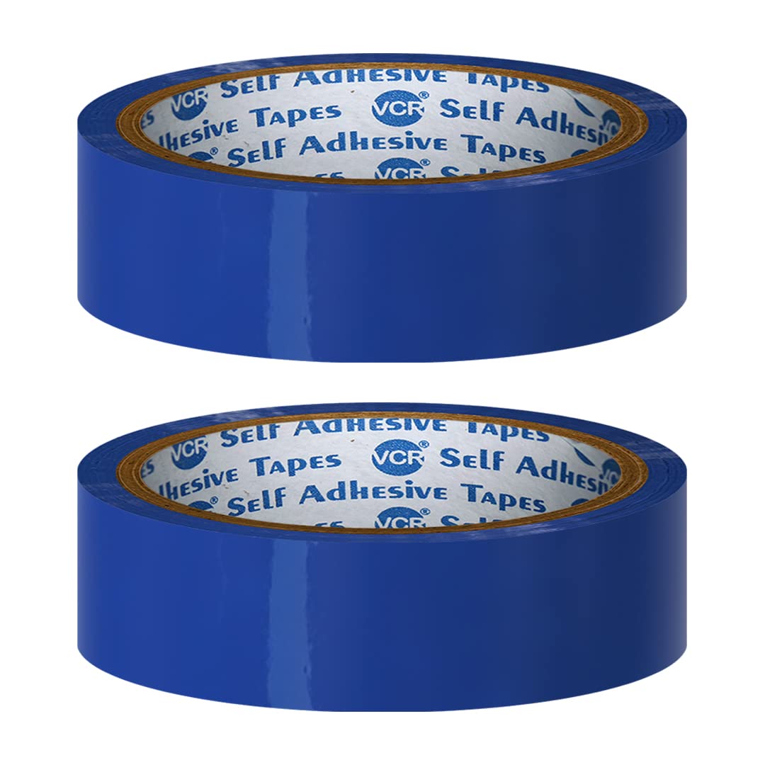 VCR Blue Color Tape - 50 Meters in Length - 24mm / 1" Width - 24 Rolls Per Pack - BOPP Self Adhesive Tape for Arts and Craft use, Box Packing, Office and Home use (B07RVFW1FN) Amazon Price History, Amazon Price Tracker
