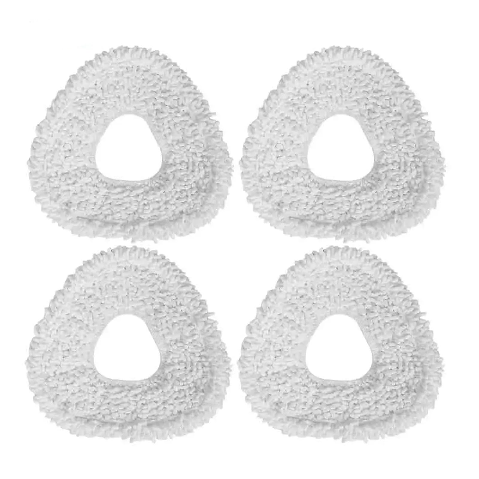 SLAQEYDJS Mop Pads Mop Cloths Replacement Accessories, Compatible With Narwal J3, J4, J4 Lite, J5, Freo X Ultra, Freo Z Ultra Robot Vacuum Cleaner(4pcs)